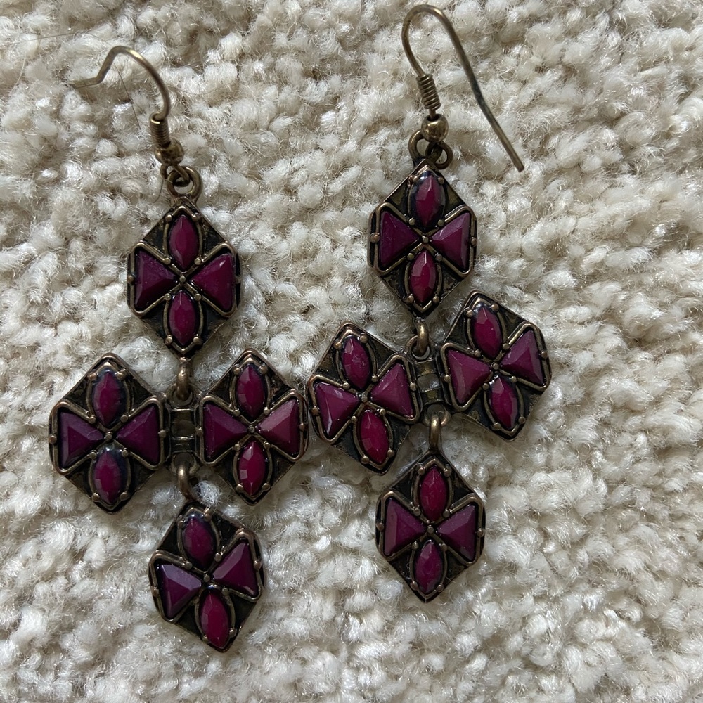 J crew chandelier earrings